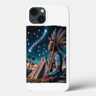 Mayan Shaman Stargazer | Kalender und Glyphen Case-Mate iPhone Hülle