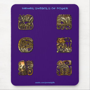 MAYAN-Symbole für Power Mousepad