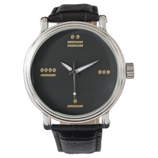 Mayan Time - Gold/dunkel Armbanduhr