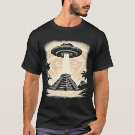 Mayan UFO Encounter T-Shirt