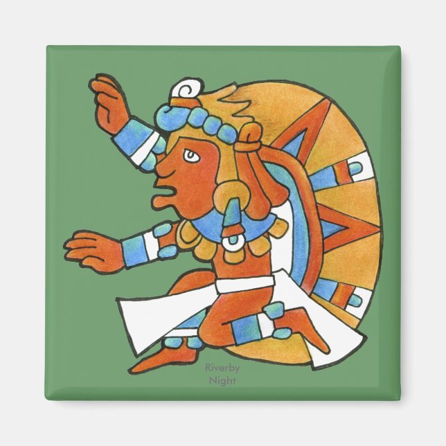 Mayan Warrior v.1 Magnet (Vorne)