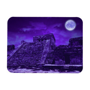 Mayanische Ruinen   Tulum Mexiko Magnet