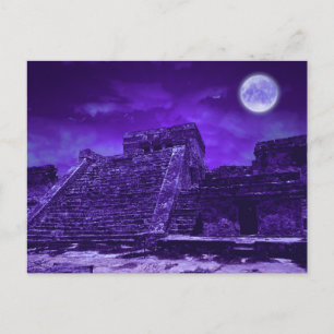 Mayanische Ruinen   Tulum Mexiko Postkarte