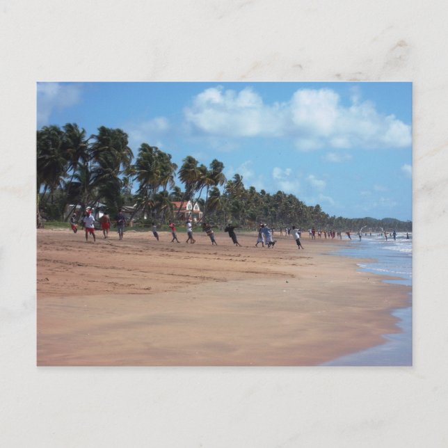 Mayaro Beach - Carte postale Pêche début matin (Devant)