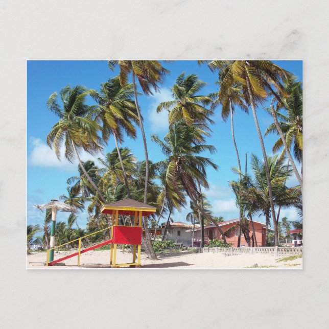 Mayaro Beach Lifeguard Tower, Carte postale Trinid (Devant)