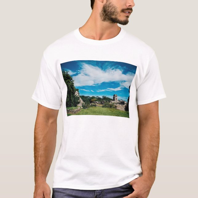 Mayaruinen von Palenque T-Shirt (Vorderseite)