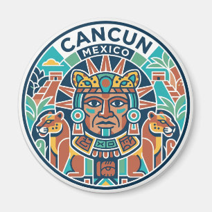 Mayas Sonnengott (Kinich Ahau) Mexiko Magnet