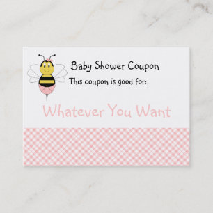 MayBee Bumble Bee Baby Shower Coupon