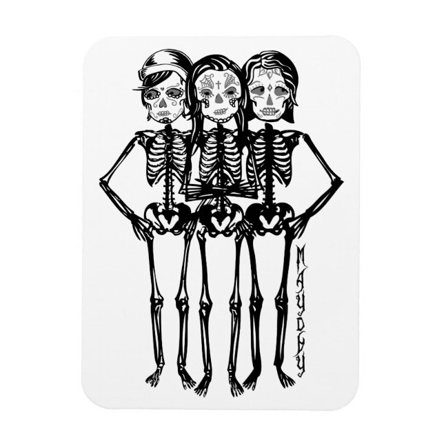 Mayday: Grau Magnet (Vertikal)