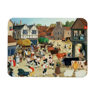 Mayfair Viehmarkt des 18. Jahrhunderts Magnet