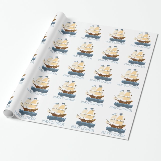 Mayflower Geschenkpapier (Ungerollt)