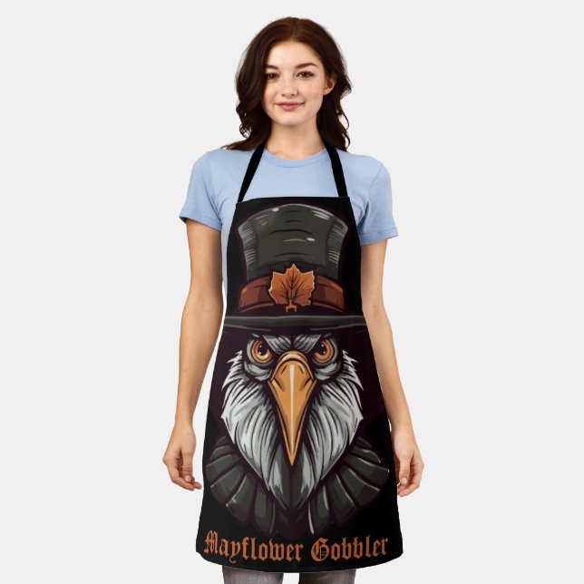 Mayflower Gobbler Schürze (Getragen)