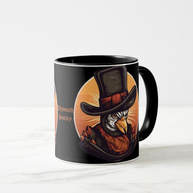 Mayflower Gobbler Tasse (VorderseiteRechts)