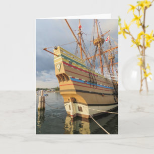 Mayflower II am Staat Karte