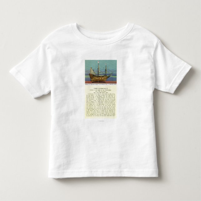 Mayflower Modell Kleinkind T-shirt (Vorderseite)