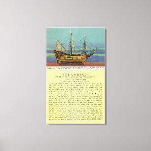 Mayflower Modell Leinwanddruck