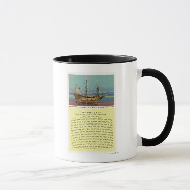 Mayflower-Modell Tasse (Rechts)