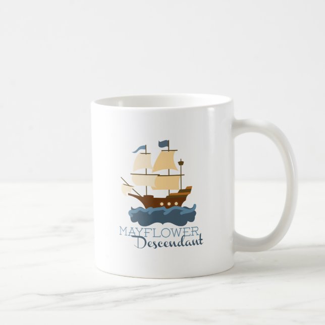 Mayflower Nachkomme Kaffeetasse (Rechts)