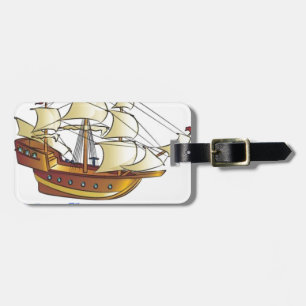 Mayflower Nachkomme-Segelschiff Gepäckanhänger