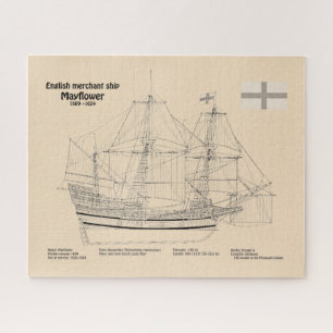 Mayflower - Schiff Bauplan Pläne SD