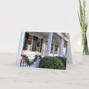 Mayflower Society House Feiertagskarte
