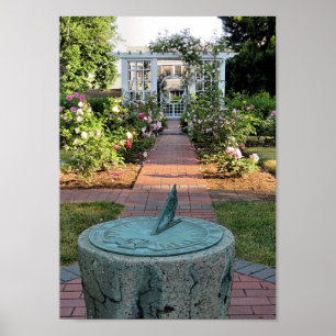 Mayflower Society House Garten Poster