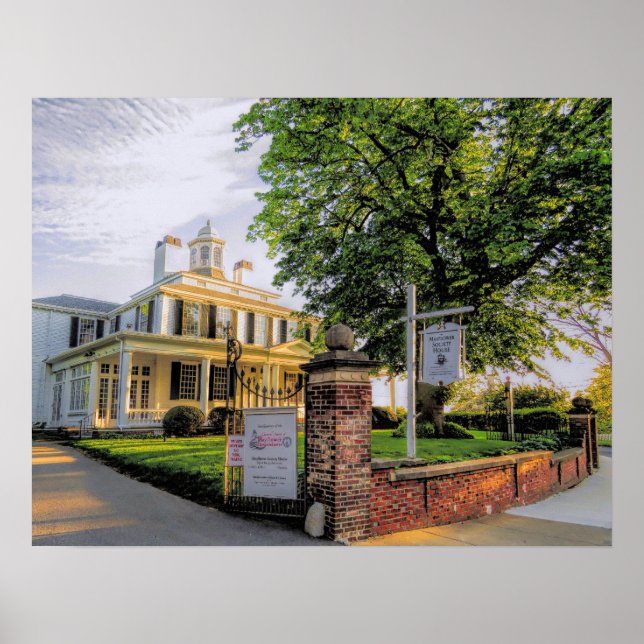 Mayflower Society House Plymouth, MA - Druck Poster (Vorne)