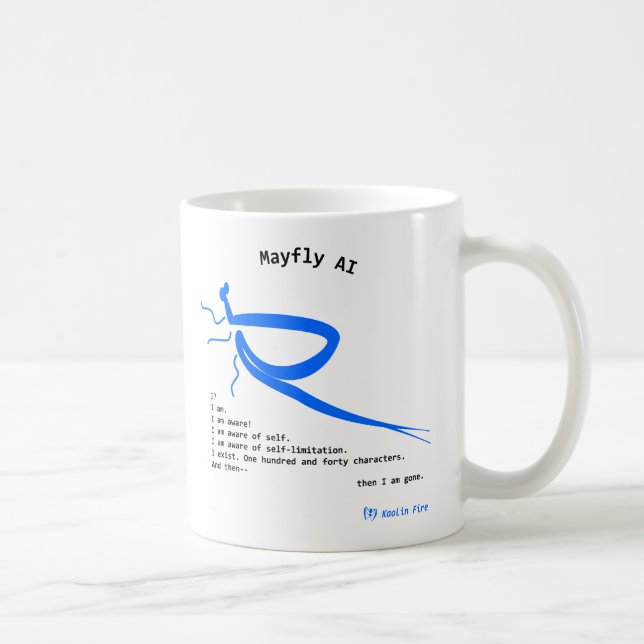 Mayfly AI Kaffeetasse (Rechts)