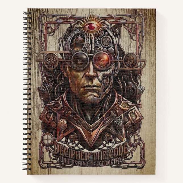 Maynard - Cyber Third Eye Decipher Code Notizbuch (Vorderseite)