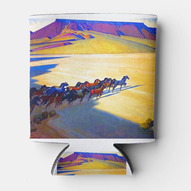 Maynard Dixon Wild Horses Dosenkühler (Vorderseite)