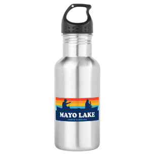 Mayo Lake North Carolina Canoe Edelstahlflasche