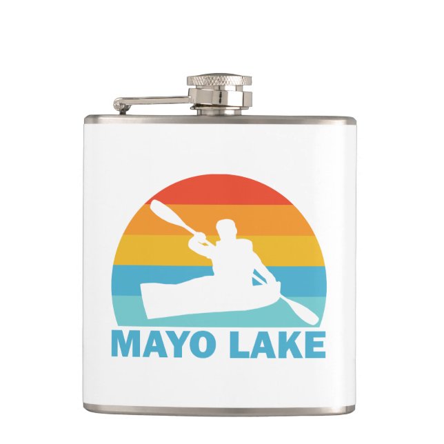 Mayo Lake North Carolina Kayak Flachmann (Vorderseite)