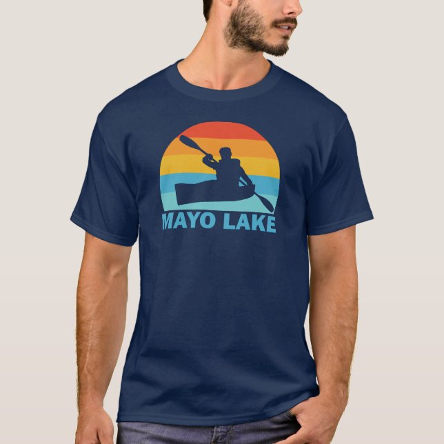 Mayo Lake North Carolina Kayak T-Shirt (Vorderseite)