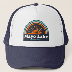 Mayo Lake North Carolina Rainbow Truckerkappe