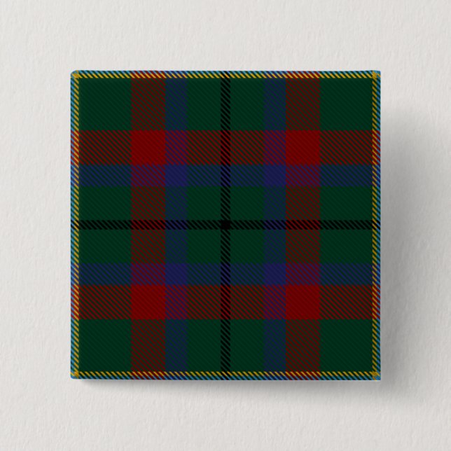 Mayo Landkreis Irish Tartan Button (Vorderseite)