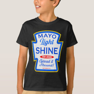 Mayo Light Shine Lustige christliche Gewürzgruppe T-Shirt