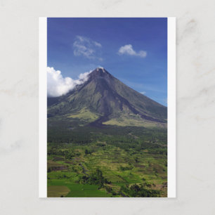 Mayon-Vulkan in Legaspi, Philippinen Postkarte