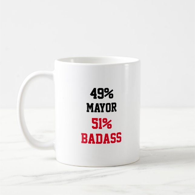 Mayor Badass Kaffeetasse (Links)
