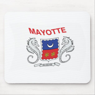 Mayotte-Flagge-Mauspad Mousepad