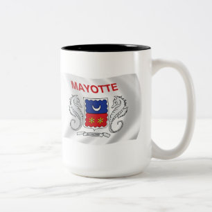 Mayotte Flagge Tasse