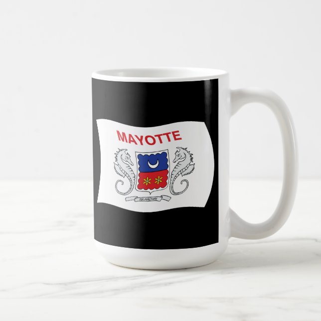 Mayotte Flagge Tasse (Rechts)