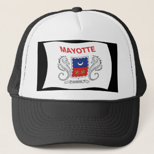 Mayotte-Flaggenmütze Truckerkappe