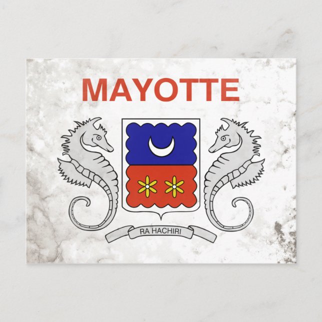 Mayotte Postkarte (Vorderseite)