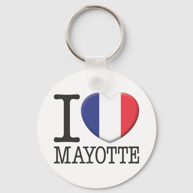 Mayotte Schlüsselanhänger (Vorderseite)