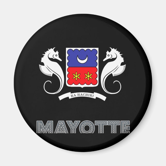 Mayottian Emblem Magnet (Vorne)