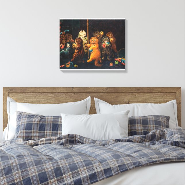Maypole | Louis Wain | Leinwanddruck (Insitu (Schlafzimmer))