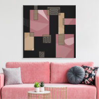 Maz Egyptian Collage Pastel Staubrosa Braun Schwar