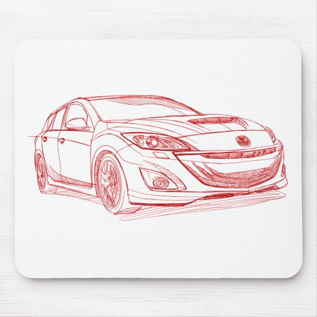 Maz Geschwindigkeit 3 2010 Mousepad (Vorne)