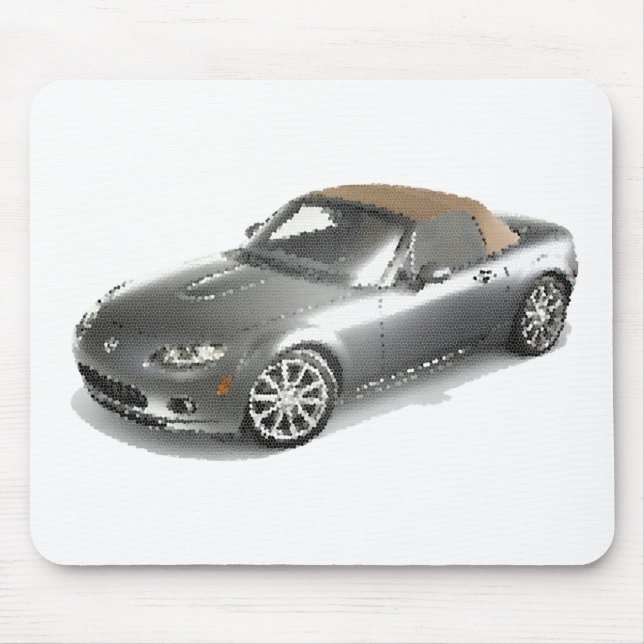 Maz Miata MX5 Eunos Gen3 geknackt Mousepad (Vorne)