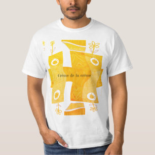 Maz Noughts & Wavy Squares Karo Abstrakt 7a 1974 T-Shirt